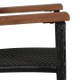 Juego de comedor para jardín 3 piezas negro de vidaXL, Conjuntos de jardín - Ref: Foro24-3067714, Precio: 231,42 €, Descuento: %