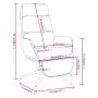 Sillón de relax con reposapiés tela gris taupe de , Sillones - Ref: Foro24-3097533, Precio: 127,24 €, Descuento: %