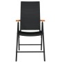 Juego de comedor para jardín 5 piezas negro de , Conjuntos de jardín - Ref: Foro24-3099115, Precio: 387,61 €, Descuento: %