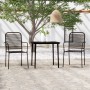 Juego de comedor de jardín 3 piezas negro de , Conjuntos de jardín - Ref: Foro24-3099143, Precio: 211,37 €, Descuento: %
