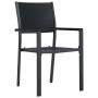 Juego de comedor para jardín 5 piezas negro de , Conjuntos de jardín - Ref: Foro24-3099264, Precio: 299,12 €, Descuento: %