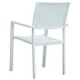 Juego de comedor de jardín de 5 piezas blanco de , Conjuntos de jardín - Ref: Foro24-3099270, Precio: 307,92 €, Descuento: %