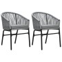 Juego de comedor de jardín 3 piezas gris de , Conjuntos de jardín - Ref: Foro24-3099251, Precio: 278,47 €, Descuento: %