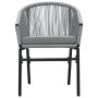 Juego de comedor para jardín 5 piezas ratán sintético gris de , Conjuntos de jardín - Ref: Foro24-3099253, Precio: 446,30 €, ...