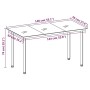 Juego de comedor para jardín 7 piezas negro de , Conjuntos de jardín - Ref: Foro24-3099266, Precio: 444,13 €, Descuento: %