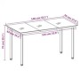 Juego de comedor para jardín 5 piezas con cojines gris y negro de , Conjuntos de jardín - Ref: Foro24-3099337, Precio: 406,92...