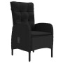 Juego de comedor de jardín 7 piezas con cojines negro de , Conjuntos de jardín - Ref: Foro24-3099368, Precio: 854,70 €, Descu...