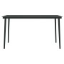 Juego de comedor de jardín 7 piezas con cojines gris y negro de , Conjuntos de jardín - Ref: Foro24-3099410, Precio: 383,33 €...