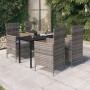 Juego de comedor de jardín 5 piezas con cojines gris de , Conjuntos de jardín - Ref: Foro24-3099433, Precio: 694,41 €, Descue...