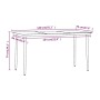 Juego de comedor de jardín 5 piezas con cojines negro de , Conjuntos de jardín - Ref: Foro24-3099543, Precio: 731,11 €, Descu...