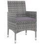 Set comedor de jardín 3 pzas y cojines ratán sintético y vidrio de , Conjuntos de jardín - Ref: Foro24-3099691, Precio: 214,4...