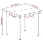 Set comedor de jardín 3 pzas y cojines ratán sintético y vidrio de , Conjuntos de jardín - Ref: Foro24-3099691, Precio: 214,4...