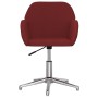 Sillas de comedor giratorias 2 unidades tela rojo tinto de , Sillas de comedor - Ref: Foro24-3103033, Precio: 149,17 €, Descu...