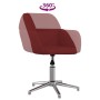 Sillas de comedor giratorias 2 unidades tela rojo tinto de , Sillas de comedor - Ref: Foro24-3103033, Precio: 149,17 €, Descu...