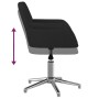 Sillas de comedor giratorias 2 unidades tela negro de , Sillas de comedor - Ref: Foro24-3103038, Precio: 164,51 €, Descuento: %
