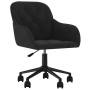 Sillas de comedor giratorias 2 uds terciopelo negro de , Sillas de comedor - Ref: Foro24-3103427, Precio: 214,38 €, Descuento: %