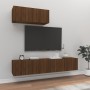 Set de muebles para TV 3 pzas madera contrachapada roble marrón de , Muebles TV - Ref: Foro24-3114477, Precio: 137,76 €, Desc...