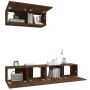 Set de muebles para TV 3 pzas madera contrachapada roble marrón de , Muebles TV - Ref: Foro24-3114477, Precio: 137,76 €, Desc...
