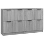 Aparadores 2 uds madera contrachapada gris Sonoma 60x30x70 cm de , Aparadores - Ref: Foro24-3115810, Precio: 118,01 €, Descue...