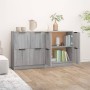Aparadores 2 uds madera contrachapada gris Sonoma 60x30x70 cm de , Aparadores - Ref: Foro24-3115810, Precio: 118,01 €, Descue...