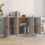 Aparadores 3 piezas madera contrachapada gris Sonoma de , Aparadores - Ref: Foro24-3115850, Precio: 131,71 €, Descuento: %