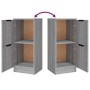 Aparadores 3 piezas madera contrachapada gris Sonoma de , Aparadores - Ref: Foro24-3115850, Precio: 131,71 €, Descuento: %