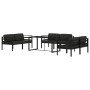 Set muebles de jardín 7 pzas y cojines aluminio gris antracita de , Conjuntos de jardín - Ref: Foro24-3115929, Precio: 1,00 €...
