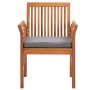 Sillas de jardín con cojines 8 uds madera maciza de acacia de , Sillas de jardín - Ref: Foro24-3120453, Precio: 911,01 €, Des...