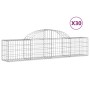 Cestas de gaviones 30 uds forma de arco hierro 200x30x40/60 cm de , Maceteros y jardineras - Ref: Foro24-3146064, Precio: 1,0...
