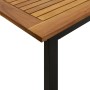 Juego de comedor de jardín 7 pzas madera maciza acacia y metal de , Conjuntos de jardín - Ref: Foro24-3155404, Precio: 786,39...