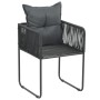 Juego de comedor para jardín 5 piezas negro de , Conjuntos de jardín - Ref: Foro24-3156500, Precio: 420,80 €, Descuento: %