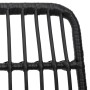 Juego de comedor de jardín 5 piezas ratán sintético negro de , Conjuntos de jardín - Ref: Foro24-3157897, Precio: 410,25 €, D...