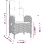 Set comedor jardín 5 pzas y cojines ratán sintético negro gris de , Conjuntos de jardín - Ref: Foro24-3185201, Precio: 724,58...