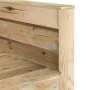 Set de muebles de palés jardín 2 piezas madera pino impregnada de vidaXL, Sofás modulares de exterior - Ref: Foro24-316204, P...