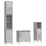 Set muebles de baño 2 piezas madera contrachapada gris hormigón de , Muebles de baño - Ref: Foro24-3185585, Precio: 174,95 €,...