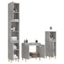 Set muebles de baño 2 piezas madera contrachapada gris hormigón de , Muebles de baño - Ref: Foro24-3185585, Precio: 174,95 €,...