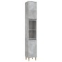 Set muebles de baño 2 piezas madera contrachapada gris hormigón de , Muebles de baño - Ref: Foro24-3185585, Precio: 174,95 €,...