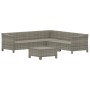 Set de muebles de jardín 6 pzas y cojines ratán sintético gris de , Conjuntos de jardín - Ref: Foro24-3187278, Precio: 502,94...