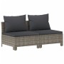 Set de muebles de jardín 7 pzas y cojines ratán sintético gris de , Conjuntos de jardín - Ref: Foro24-3187286, Precio: 586,56...