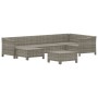 Set de muebles de jardín 7 pzas y cojines ratán sintético gris de , Conjuntos de jardín - Ref: Foro24-3187292, Precio: 508,93...