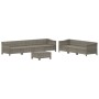 Set de muebles de jardín 8 pzas y cojines ratán sintético gris de , Conjuntos de jardín - Ref: Foro24-3187267, Precio: 640,42...