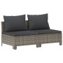 Set de muebles de jardín 7 pzas y cojines ratán sintético gris de , Conjuntos de jardín - Ref: Foro24-3187284, Precio: 586,56...