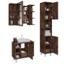 Set de muebles baño 3 pzas madera contrachapada roble ahumado de , Muebles de baño - Ref: Foro24-3187606, Precio: 198,22 €, D...