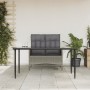 Juego de comedor jardín 2 pzas con cojines ratán sintético gris de , Conjuntos de jardín - Ref: Foro24-3203502, Precio: 292,4...