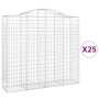 Cestas gaviones 25 uds forma de arco hierro 200x50x180/200 cm de , Maceteros y jardineras - Ref: Foro24-3145740, Precio: 3,00...