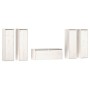 Muebles para TV 5 piezas madera maciza de pino blanco de , Muebles TV - Ref: Foro24-3100210, Precio: 314,94 €, Descuento: %