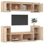 Muebles para TV 6 piezas madera maciza de pino de , Muebles TV - Ref: Foro24-3100189, Precio: 264,95 €, Descuento: %