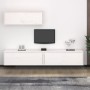 Conjunto de mueble de TV 3 piezas madera maciza de pino blanco de , Muebles TV - Ref: Foro24-3100140, Precio: 186,75 €, Descu...