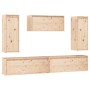 Muebles para TV 5 piezas madera maciza de pino de , Muebles TV - Ref: Foro24-3100244, Precio: 267,40 €, Descuento: %