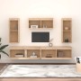 Muebles para TV 5 piezas madera maciza de pino de , Muebles TV - Ref: Foro24-3100244, Precio: 267,40 €, Descuento: %